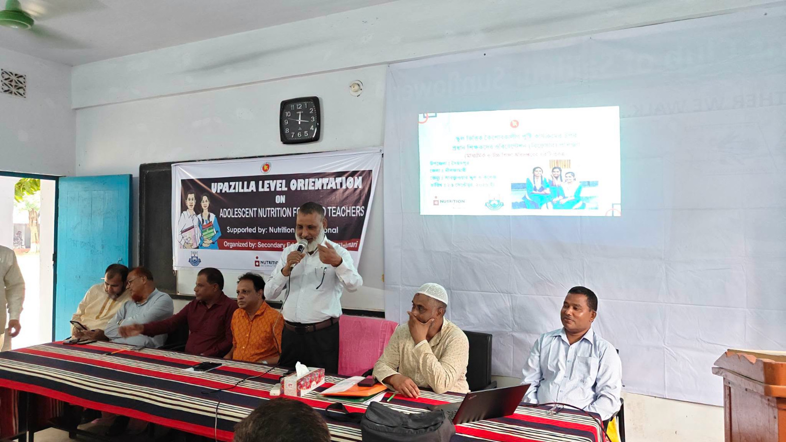 সৈয়দপুরে প্রধান শিক্ষকদের নিয়ে কিশোর-কিশোরীদের পুষ্টিবিষয়ক ওরিয়েন্টেশন